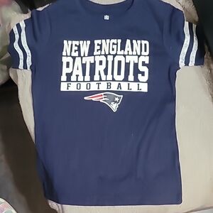 New England Patriots Football NFL Kids Tee Size 10/12 NEW